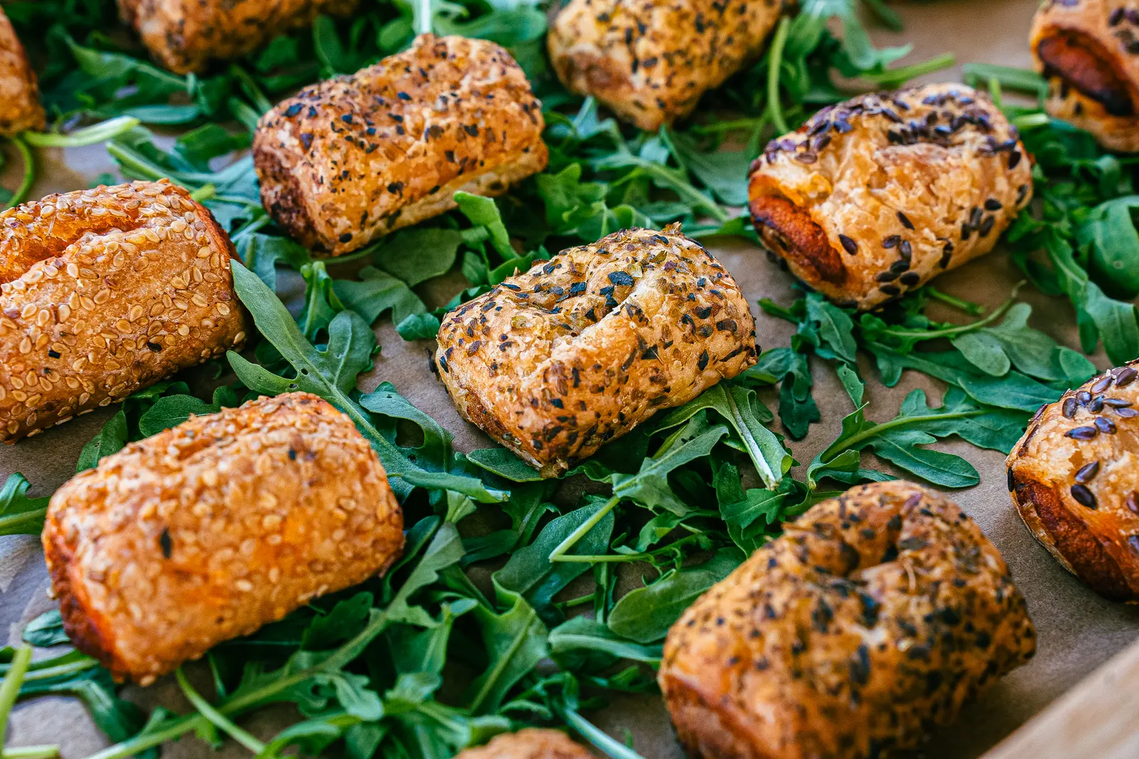 Croissants and savoury puff pastry