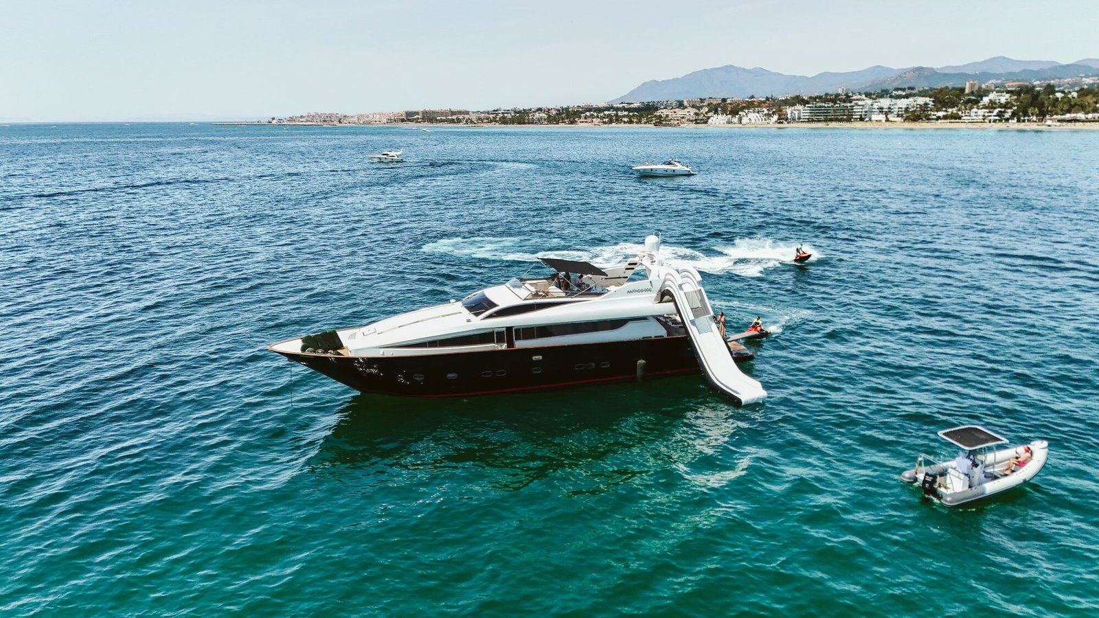 Antago 90 Venus aerial view off Marbella